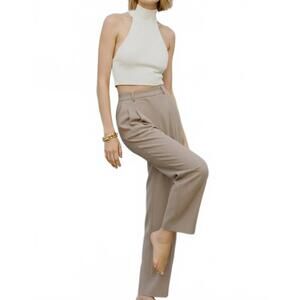 NEW GERGANA IVANOVA alexandra pants in beige